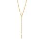 Gold Classics&#40;tm&#41; Hollow Lariat Rope Necklace - image 1