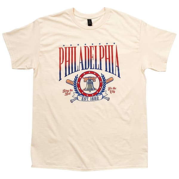 Mens Phillies Ring The Bell For The City Short Sleeve Tee