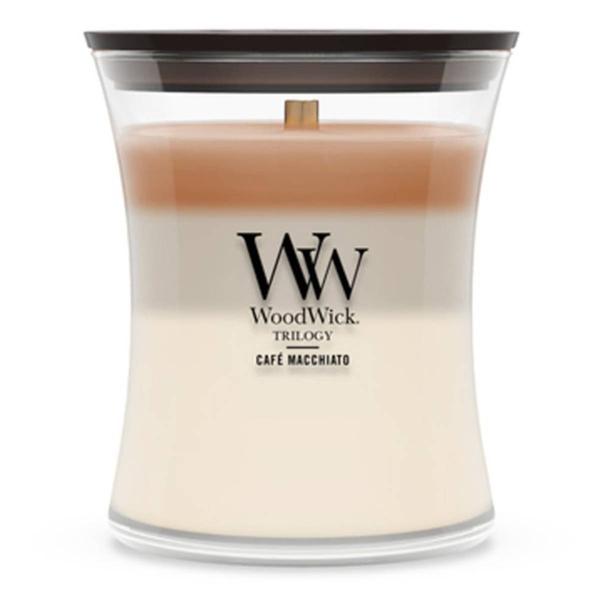 WoodWick® Cafe Macchiato Trilogy Medium Jar Candle