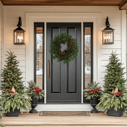 Northlight Real Touch(tm) 32in. Berries & Pine Christmas Wreath