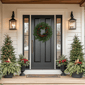 Northlight Real Touch™ 32in. Berries & Pine Christmas Wreath - image 1