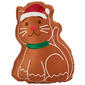 Nourison Gingerbread Cat Shaped Decorative Pillow - 13x17 - image 1