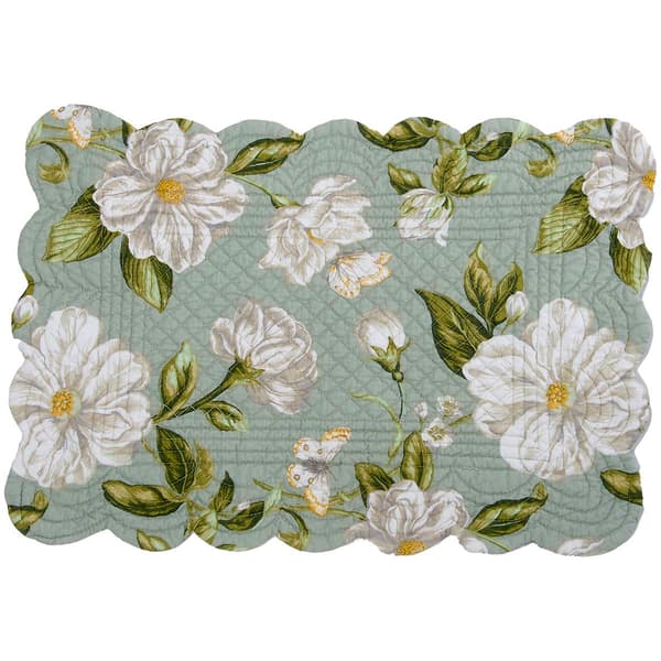 Magnolia Garden Quilted Placemat - image 