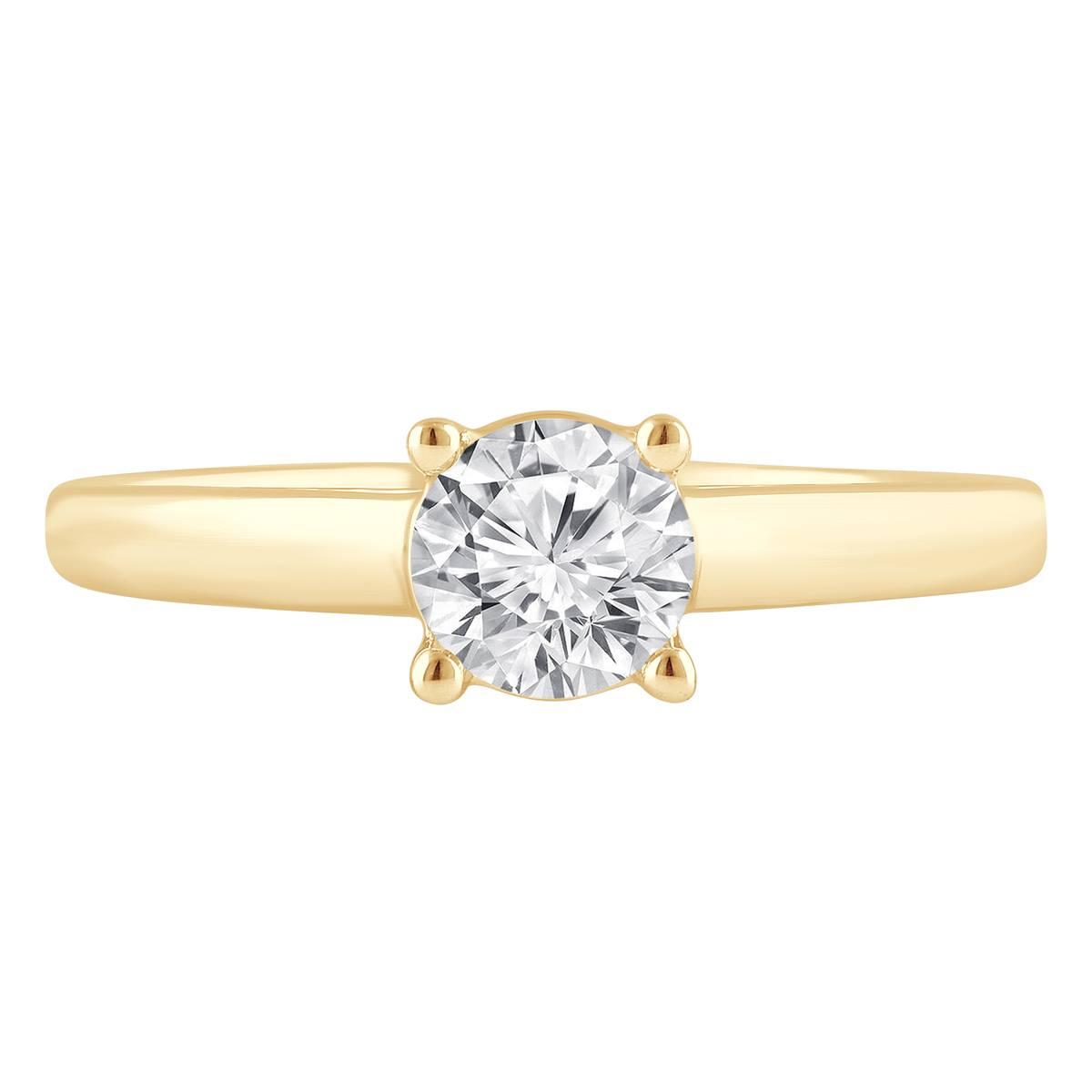 Nova Star® 10kt. Gold Lab Grown Diamond Solitaire Ring