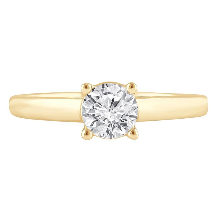Nova Star® 10kt. Gold Lab Grown Diamond Solitaire Ring