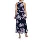 Plus Size Robbie Bee Sleeveless Halter Floral Maxi Dress - image 3