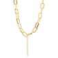 Ellen Tracy Gold Plated over Sterling Silver Link Chain Necklace - image 2
