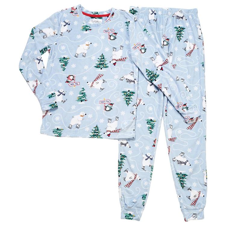 Boys OurFamJam Long Sleeve Boys Polar Bear Fun Jogger Pajama Set