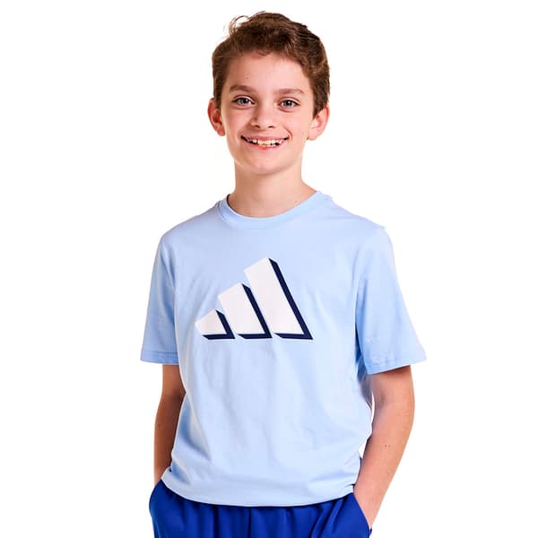 Boys &#40;8-20&#41; adidas&#40;R&#41; Short Sleeve Big Logo Tee - image 