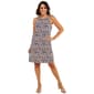 Womens Perceptions Sleeveless Cleo Neck Print Dress - image 2