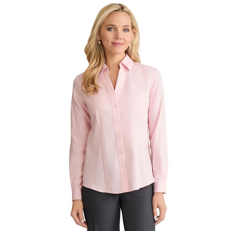 Womens Jones New York Easy Care Casual Button Front Blouse