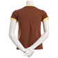 Juniors C-Life Paul Frank Stripe Shoulder Ringer Baby Tee - image 3