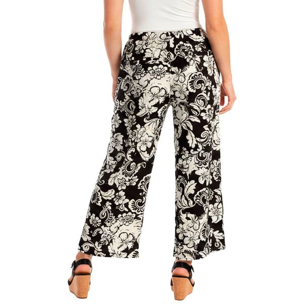 Womens Architect® Tonal Floral Tropical Wide Leg Pants