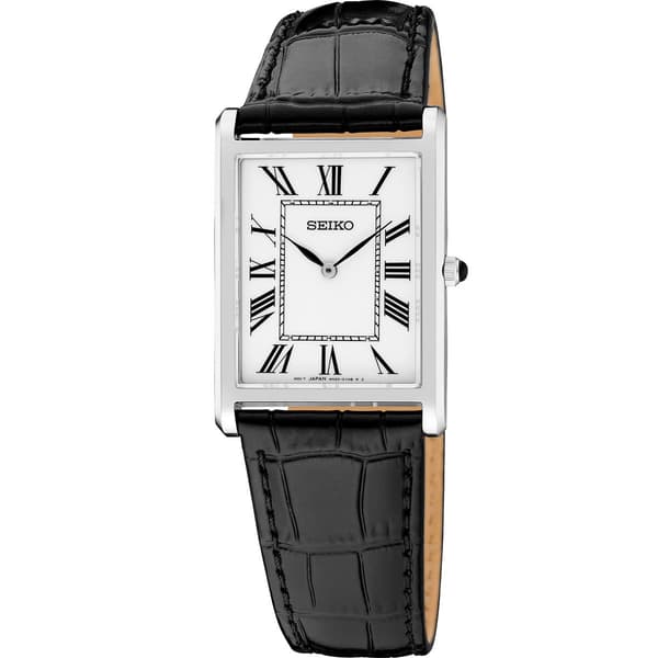Womens Seiko Essentials White Dial Quartz Watch - SWR103