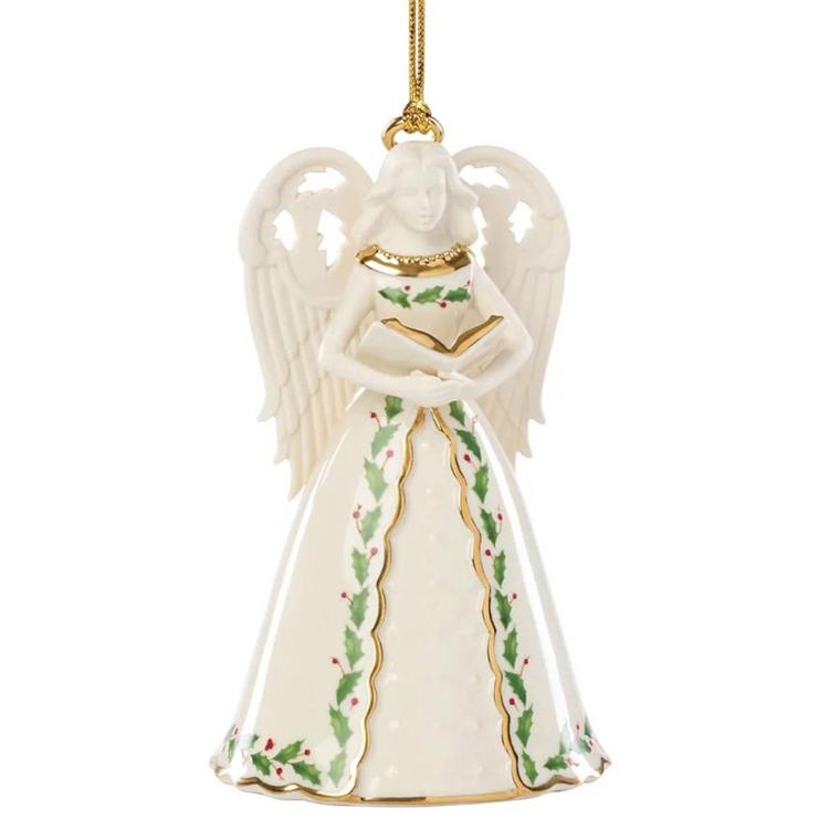 Lenox(R) Holiday Angel Bell with Hymns Ornament