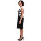 Womens Connected Apparel Sleeveless Floral Sheath Dress w/Belt - image 4