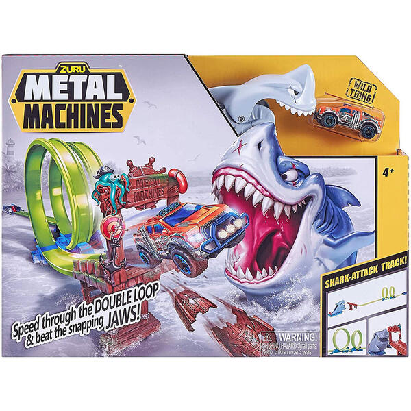 Zuru Metal Machines Shark Attack Track Set - image 