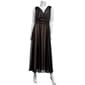 Petite Connected Apparel Surplice Neck Ruched Waist Evening Gown - image 1