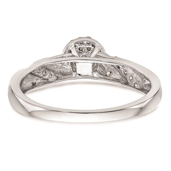 Pure Fire 14kt. White Gold Lab Grown Diamond Engagement Ring