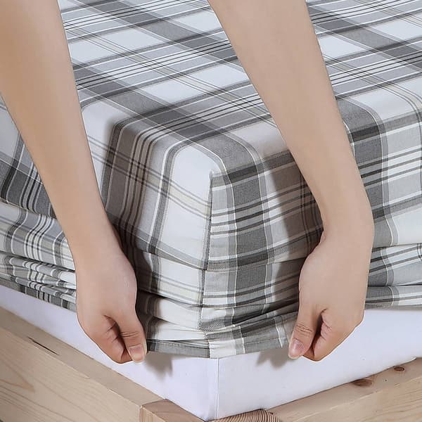 Eddie Bauer Chinook Plaid Cotton Percale Sheet Set