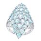 Gianni Argento Sterling Silver Genuine Blue Topaz Marquise Ring - image 1