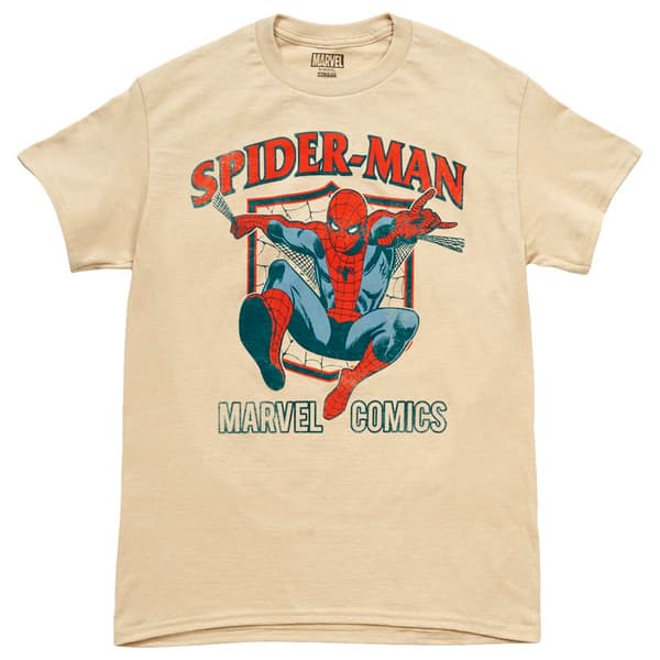 Young Mens Marvel Spider-Man Swing Short Sleeve Graphic Tee - image 