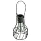 Northlight Seasonal 6.5in. Geometric Edison Outdoor Solar Lantern - image 1
