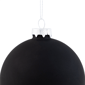 Northlight 4ct. Black 2-Finish Glass Ball Christmas Ornaments - image 6
