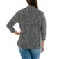 Womens Zac & Rachel 3/4 Sleeve Chevron Open Front Cardigan - image 2