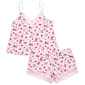 Womens Jessica Simpson Poly Spand Lace Trim Flowers Printed Deep - image 2
