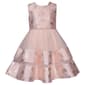 Girls (4-6x) Bonnie Jean Floral Foiled Bodice Double Skirt Dress - image 2
