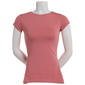 Juniors Aveto Classic Comfort Cap Sleeve Tee - image 2