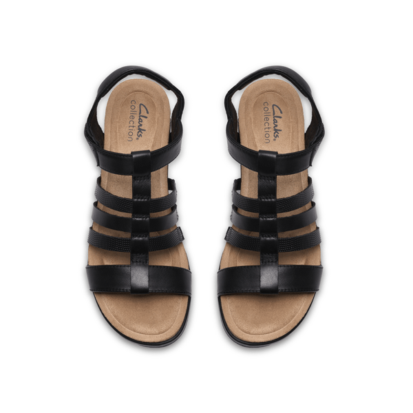 Womens Clarks® Collection Kacha Step Wedge Sandals