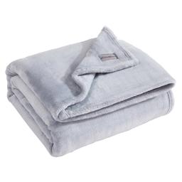 Eddie Bauer Ultra Lux Plush Solid Plush-Fleece Throw