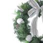 Northlight Seasonal 24in. White And Silver Pine Christmas Wreath - image 2