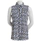 Womens Notations Sleeveless Button Front Silky Stretch Blouse - image 1