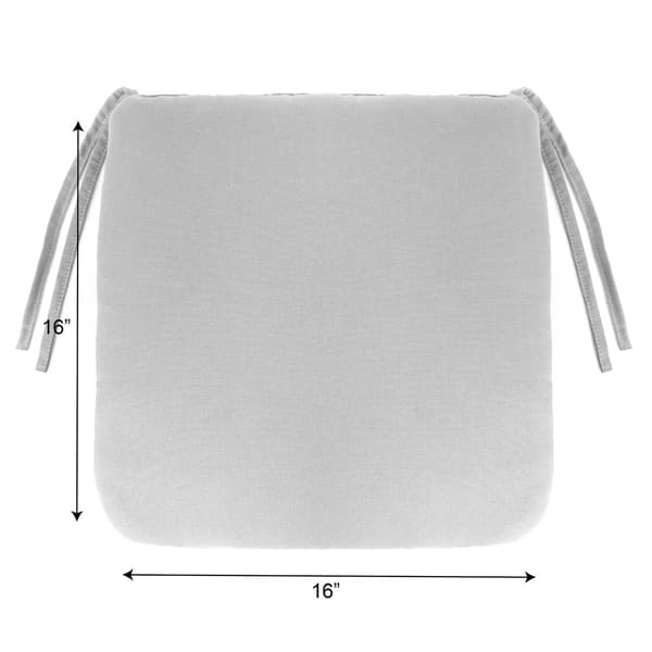 Jordan Manufacturing Solid Chair Pad Seat Cushion