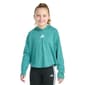 Girls (7-16) adidas(R) Long Sleeve Melange Hooded Top - image 1
