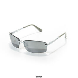Mens SOUTHPOLE Rimless Metallic Sport Sunglasses
