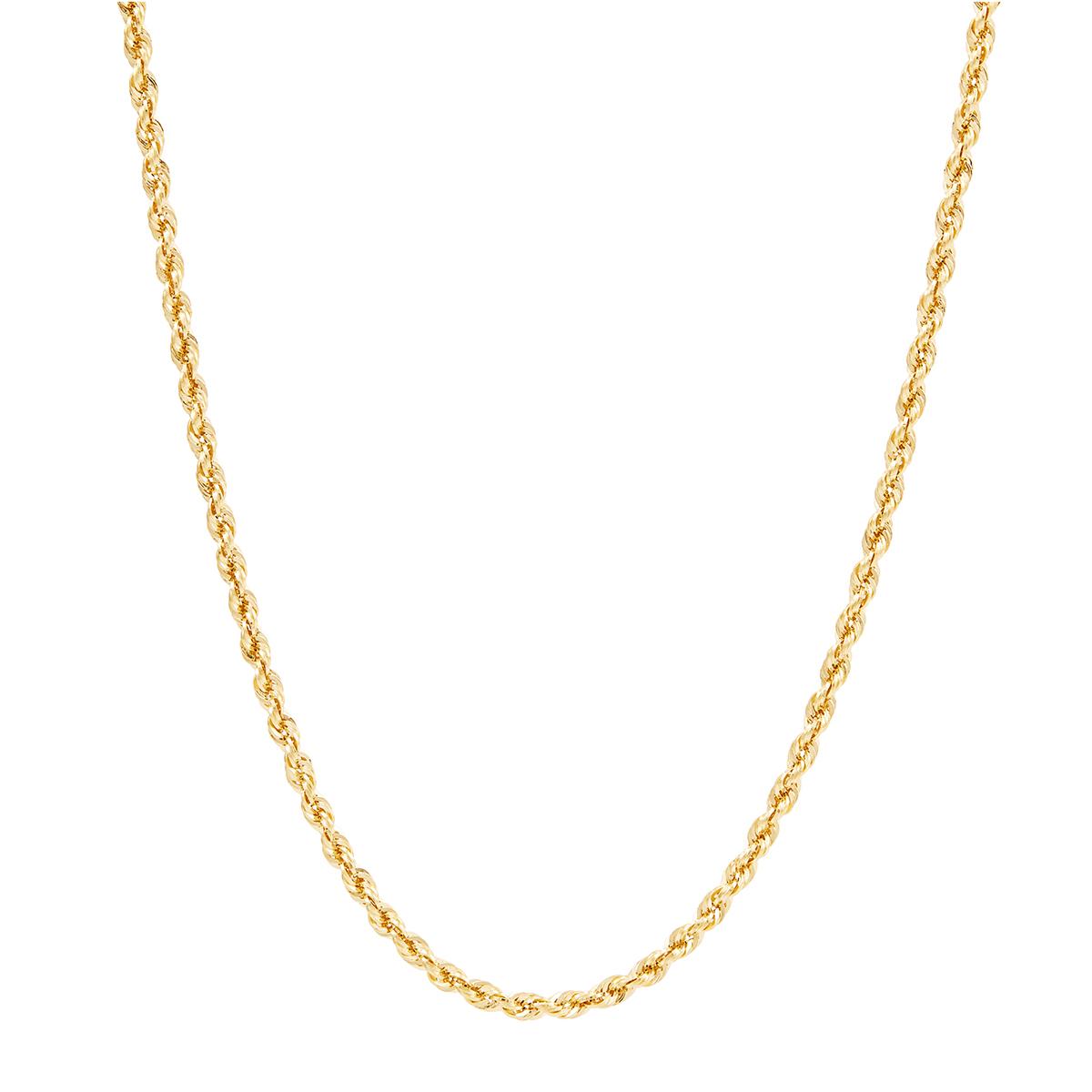 Gold Classics™ Yellow Gold Glitter Chain Necklace