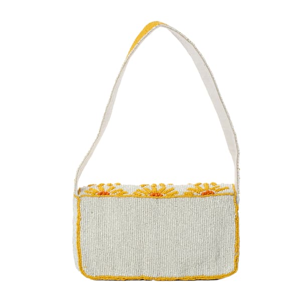 SOL and MER Daisy Beaded Shoulder Bag