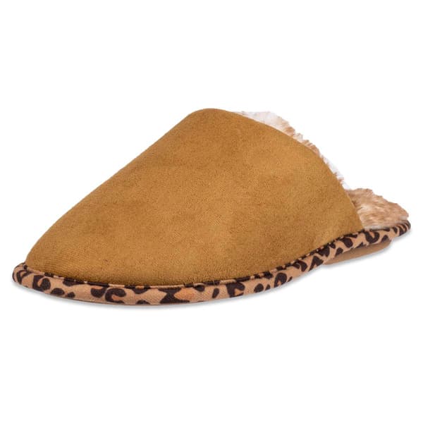 Womens Jessica Simpson Microsuede Scuff Slippers - image 