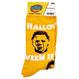 Mens Crazy Socks Halloween II Crew Socks