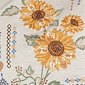 Petite Alfred Dunner Tuscany Sunflower Embroidered Blouse - image 6