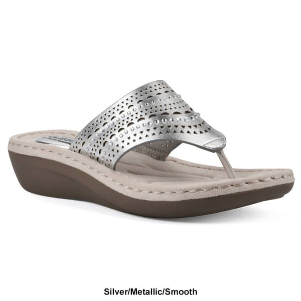 Womens Cliffs by White Mountain Comate Wedge Sandals