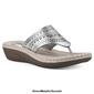 Womens Cliffs by White Mountain Comate Wedge Sandals - image 8