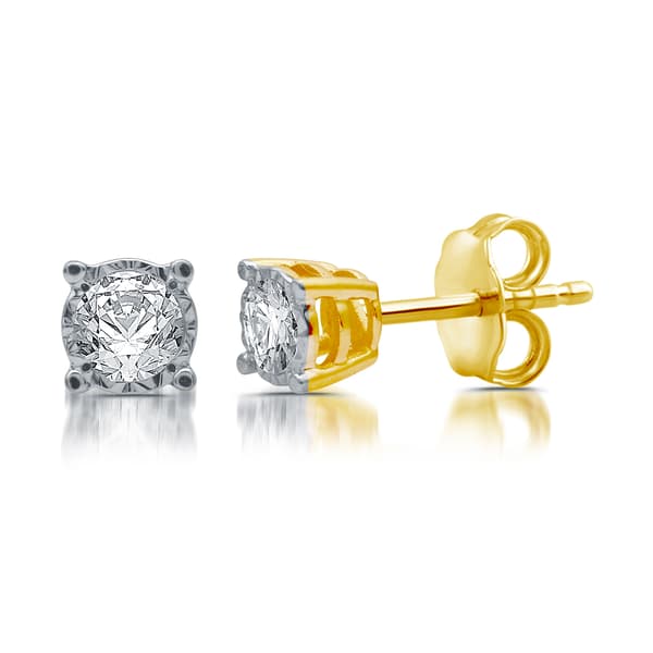 Diamond Classics&#8482; 10kt. Yellow Gold 1/3ctw. Stud Earrings