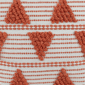 Northlight Handloom Woven Outdoor Square Throw Pillow - Orange - image 4