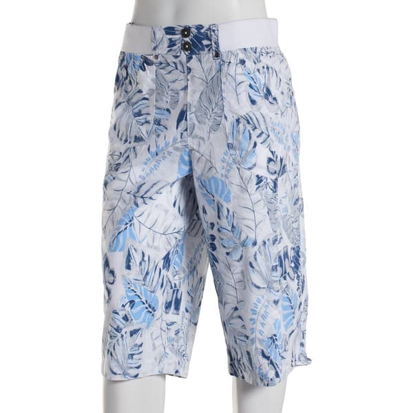 Womens da-sh Vanessa Leaf Printed Skimmers Pants - image 