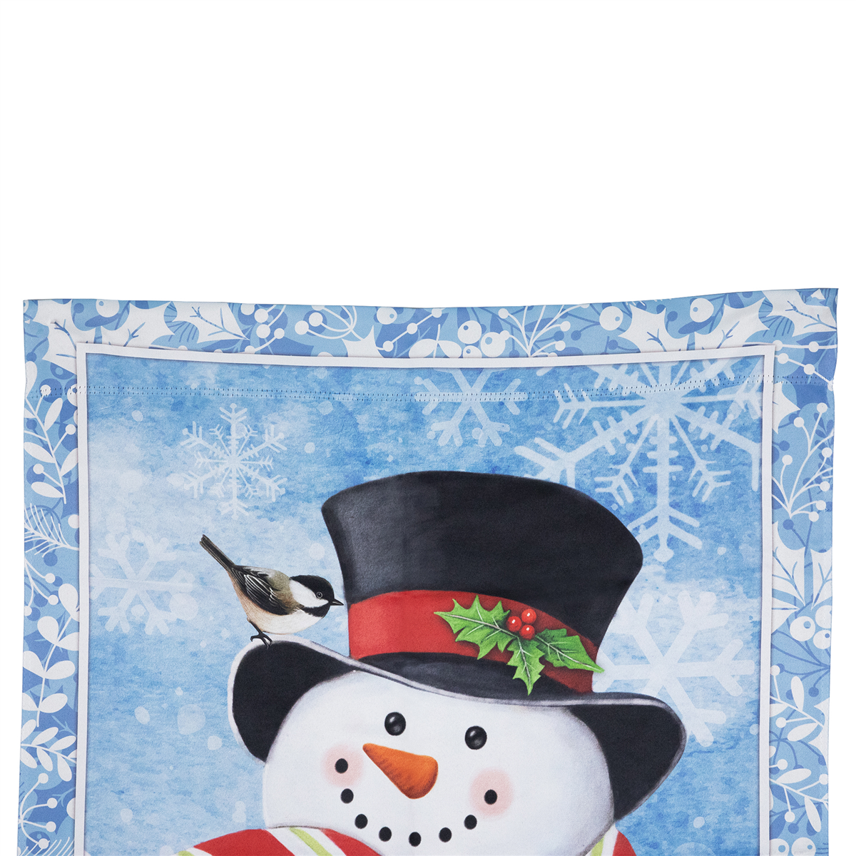 Northlight Snowman with Top Hat Outdoor Christmas House Flag